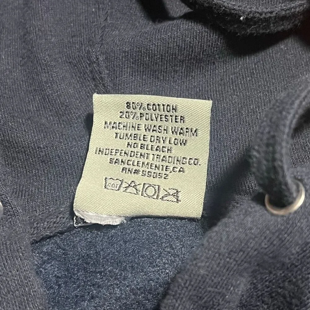 Y2K RARE Blink 182 Skankin Bunny 2009 Full Zip Navy Hoodie